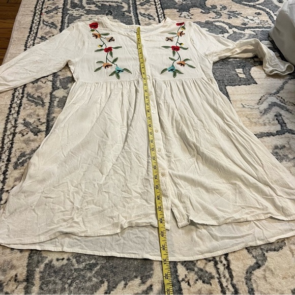 O’Neill Edan Floral Embroidered Babydoll Dress - Picture 4 of 10